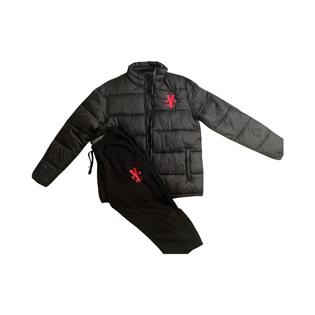 Puffer Jacket and joggers